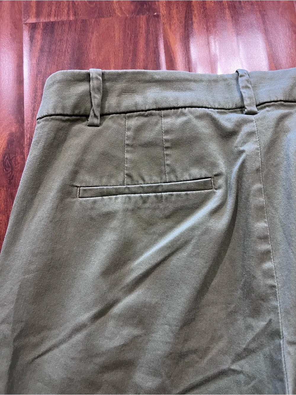 J Crew Skimmer Pants Olive Green size 2